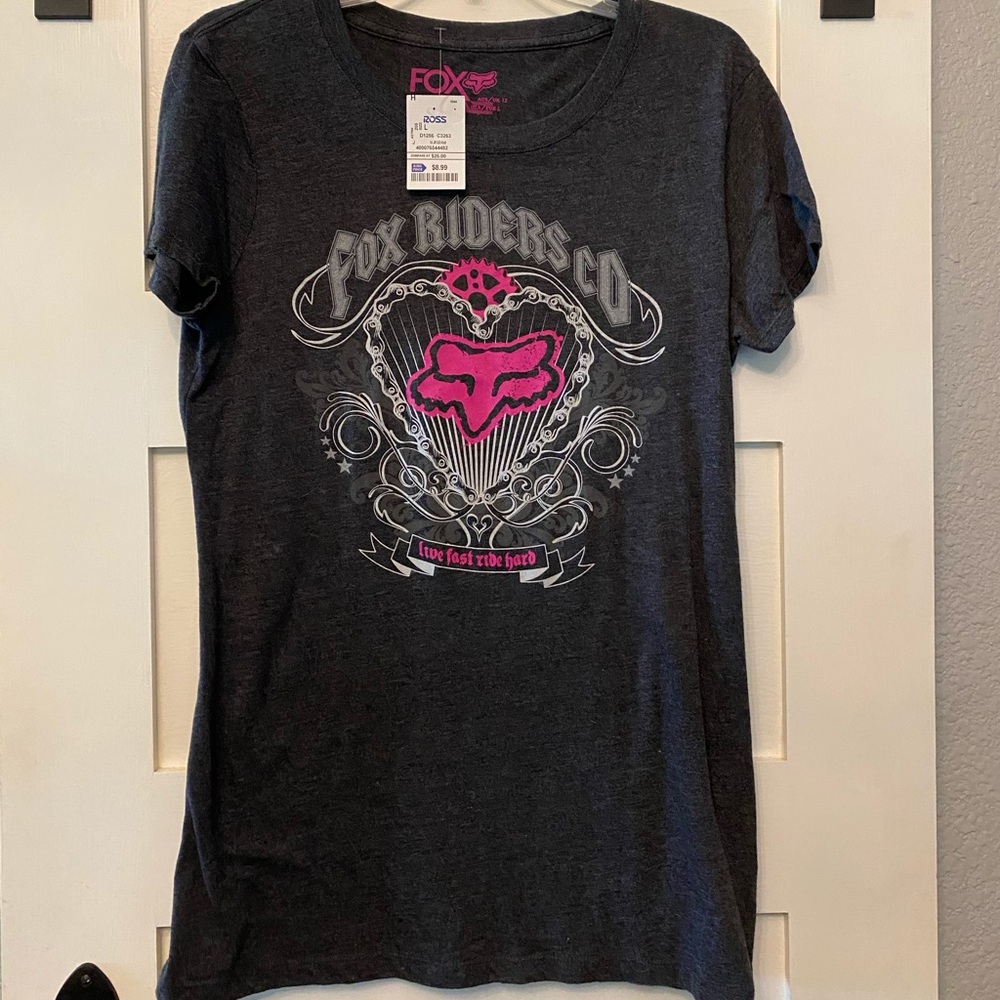 NWT - Fox Shirt - Size L (Jrs)